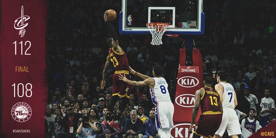 cavs's tweet photo. 13-2. #DefendTheLand https://t.co/VJXefHQYgi