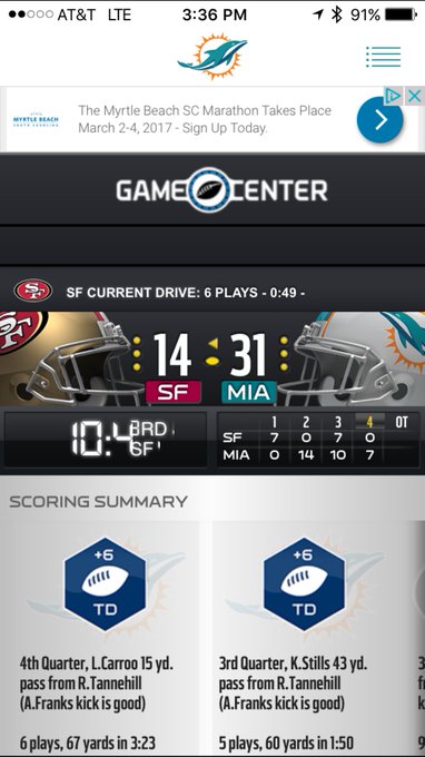 My Bolts looked bad today but I have faith that my Bucs will bring another W! And it looks like the Fins<a href="/tag/sushi"class="tags"><span>#sushi</span></a><a href="/tag/slut"class="tags"><span>#slut</span></a>