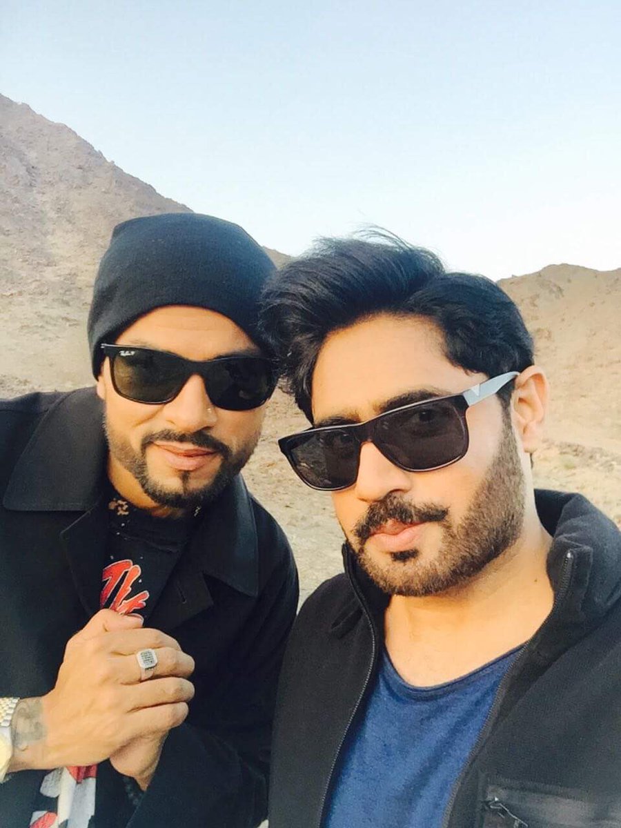 AbrarUlHaqPK's tweet photo. With my brother @iambohemia in Dubai for the shoot of new song :) https://t.co/hd069s1FYp