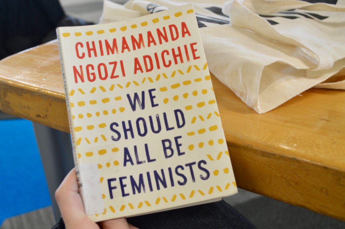 NotMyTypewriter's tweet photo. New post: 9 Nuggets from Chimamanda Ngozi Adichie's We Should All Be Feminists, read during #LSW2016. https://t.co/dWHkikL42i #Feminism https://t.co/qgyX2Xeq5q
