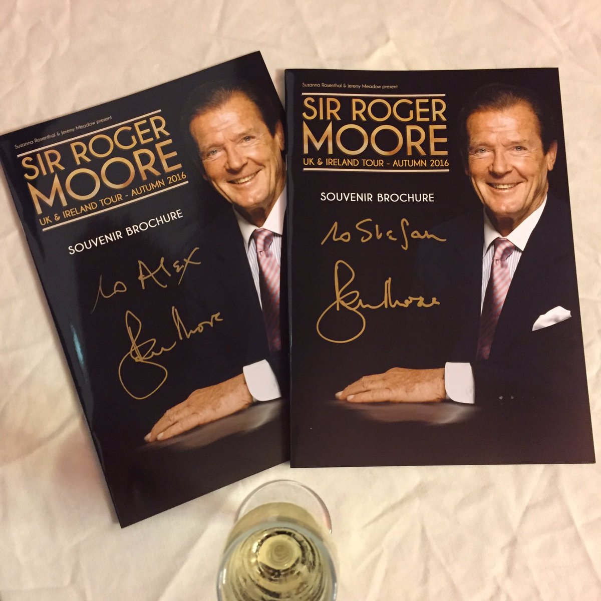 katiesmartabdn's tweet photo. Saw @sirrogermoore today: how do you know if a Russian girl is a spy? Check her knickers for secret weapons.. π #quotes #asksirroger #bam https://t.co/UdTM7Brg3Q