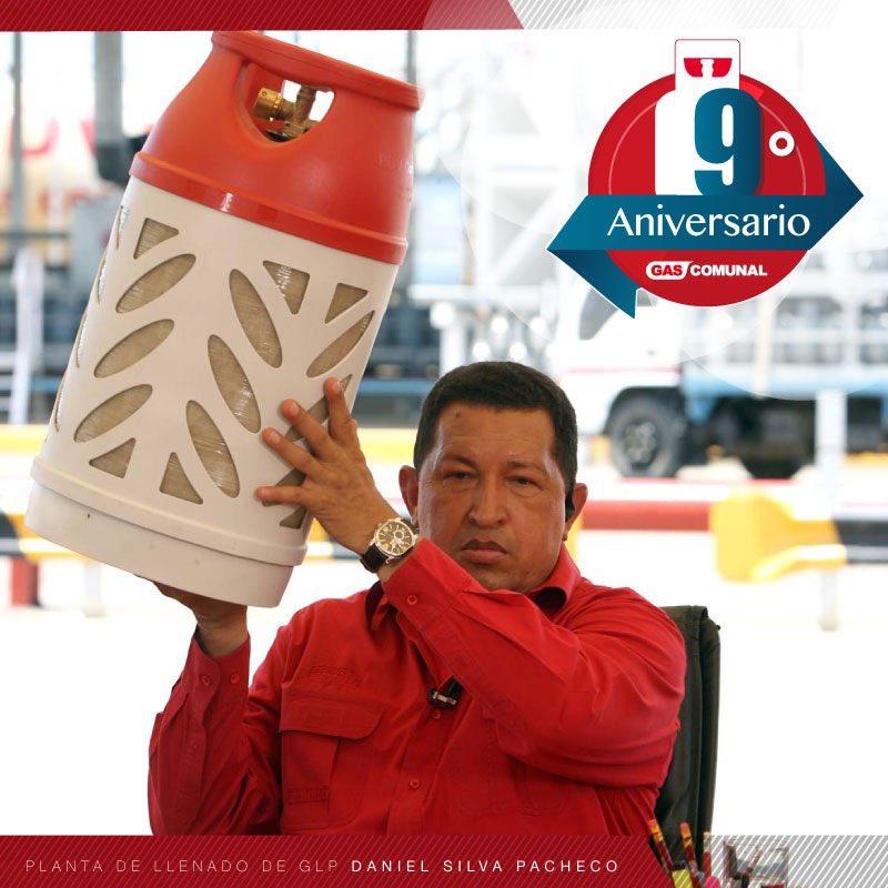 delpinoeulogio's tweet photo. El Comandante Chávez fue el principal pionero de @gas_comunal para que todo el Pueblo tuviera el gas a precio justo. https://t.co/ao7QyCSzMP