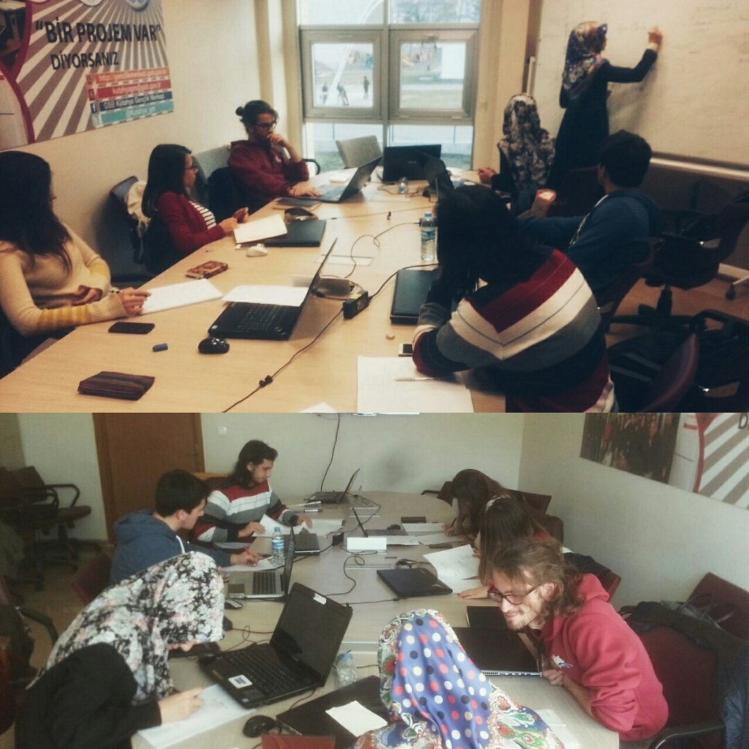 Bilgisayar birimimimizin egitim çalışmalarından.