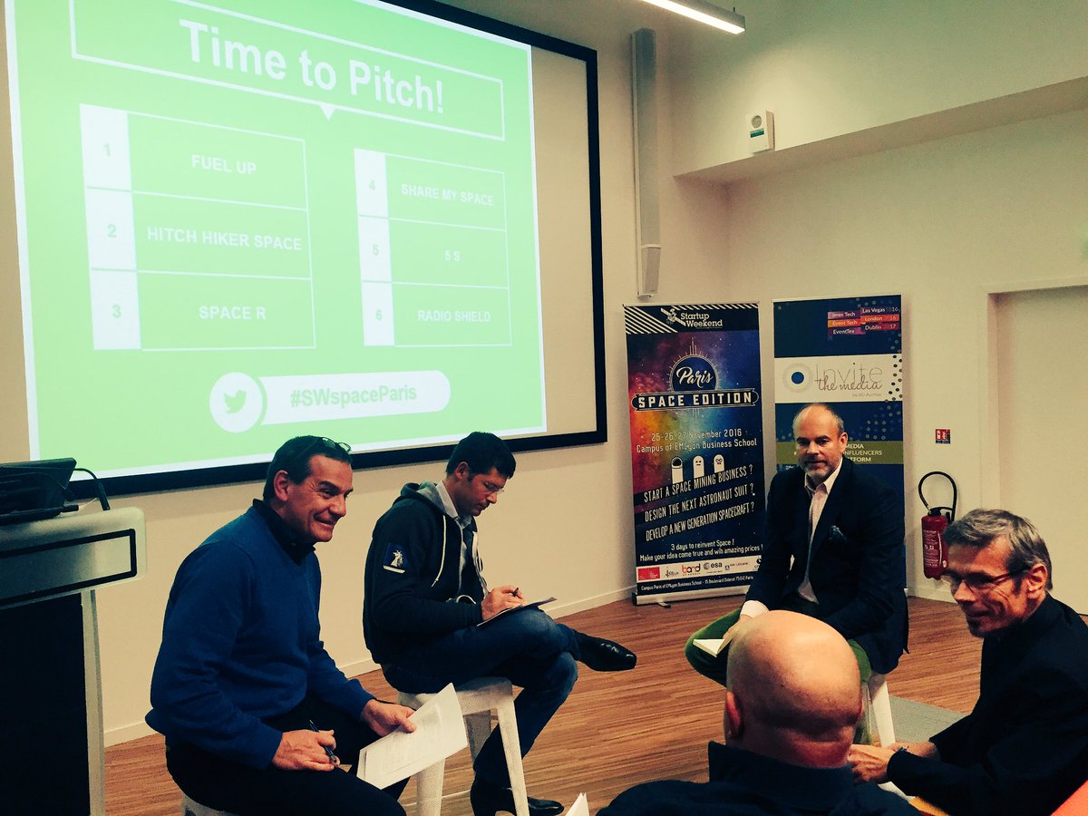 judith_khh's tweet photo. Debrief between the judges... Stay tuned! #SWspaceParis https://t.co/FHDRWWZzjc