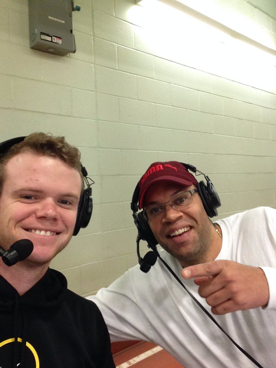 ryan_lloyd5's tweet photo. Here at the UPEI with @GordMcNeillyPEI commentating on AUS TV for both games this afternoon #UPEIvsMUN https://t.co/7z2CFjO24s