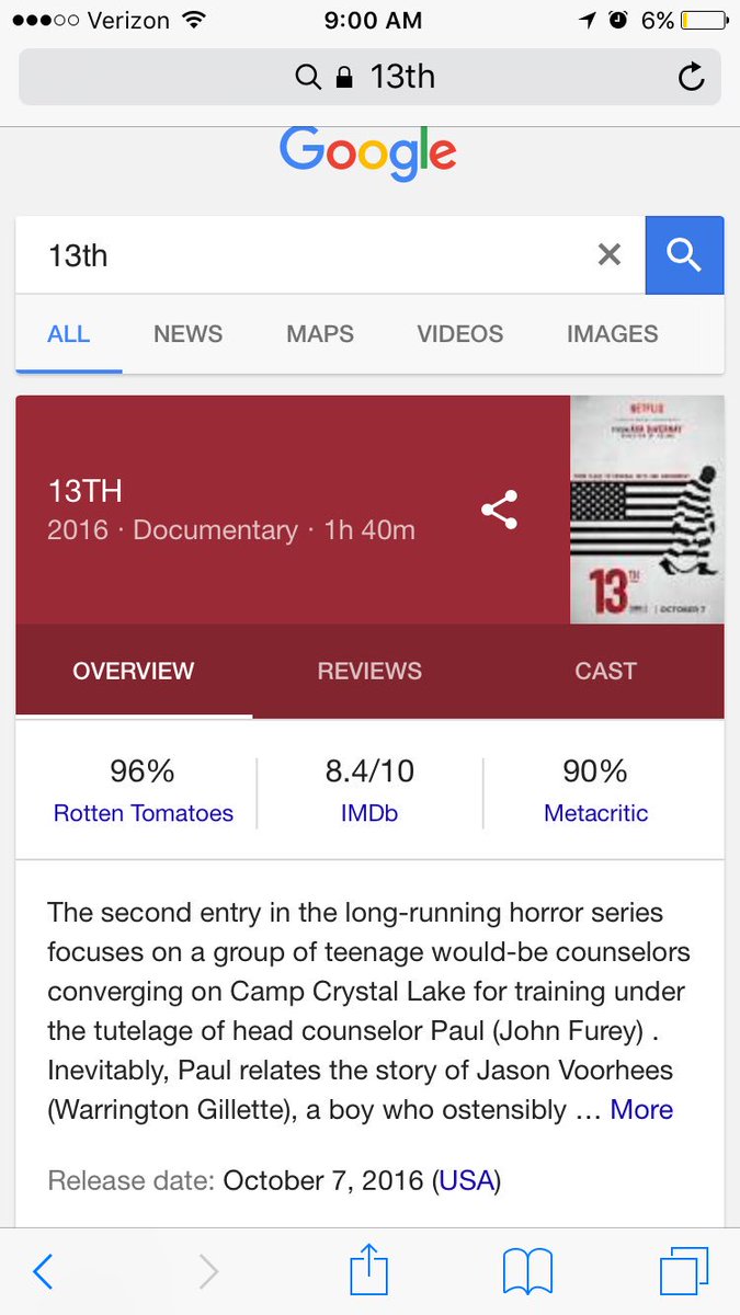 martinejoelle's tweet photo. Dear @AVAETC @ARRAYNow do you know about this #13th error?! Upsetting to me. #13thfilm https://t.co/8QxVUCdCEe