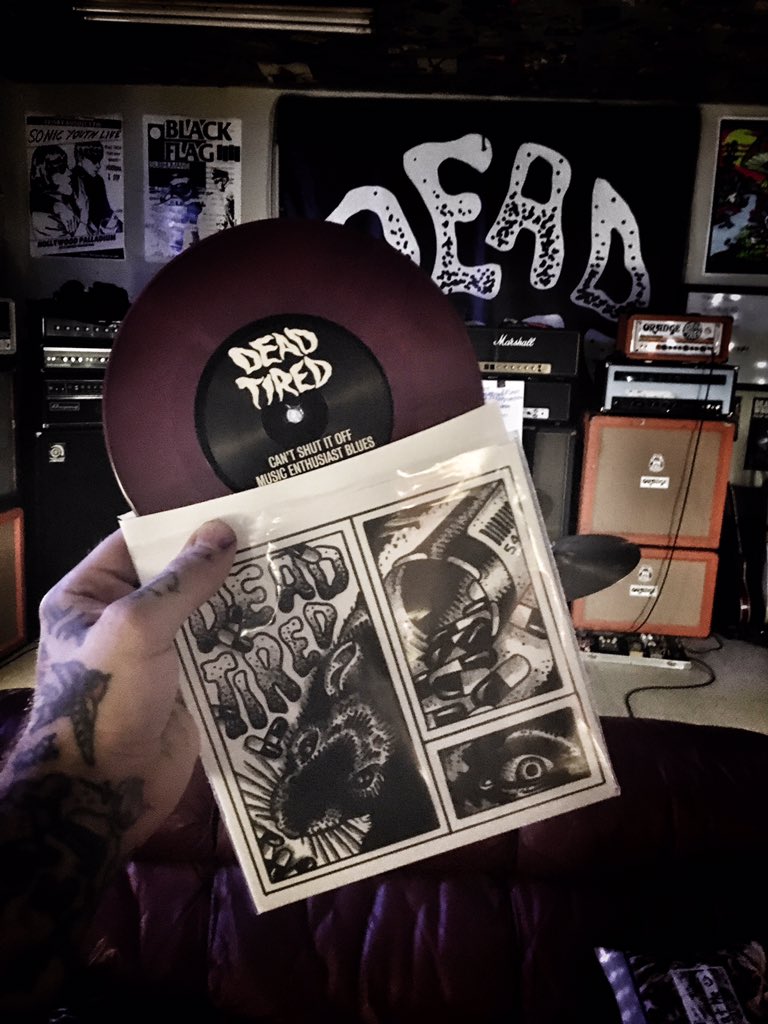 zDEADTIREDz's tweet photo. Still a few of these left @newdamagerecords store. Snag em before they are gone. #deadtired #volone https://t.co/LhZSAKgLn7