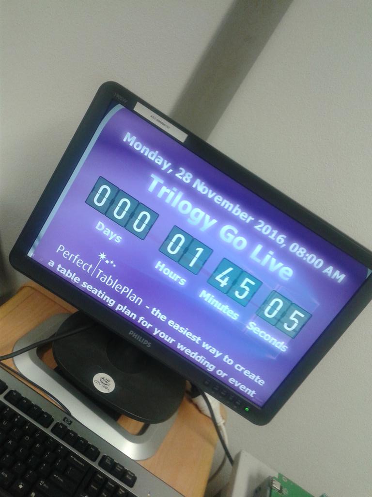 ACJMcInt0sh's tweet photo. Time until the real load test begins #DigitalTransformation #projecttrilogy https://t.co/DRceXgYC98