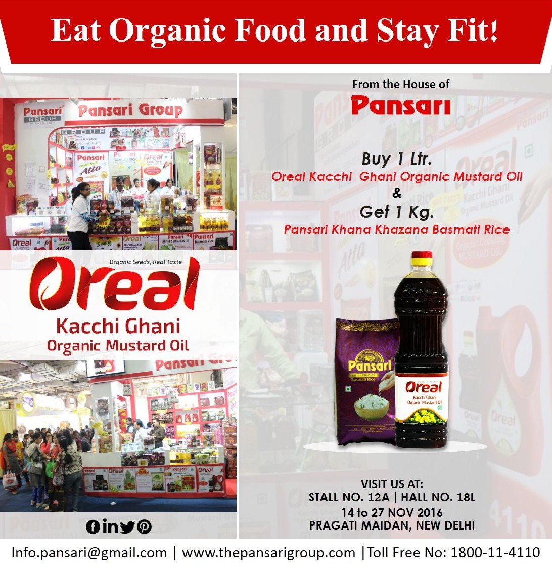 Taste of Purity!
#pansari #healthy #exhibition #IITF