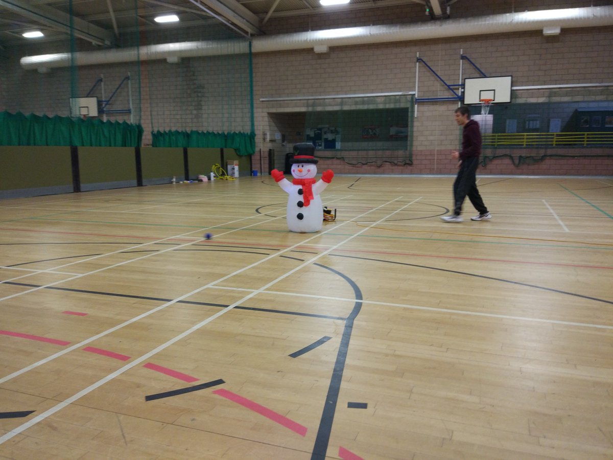 <a href="/MckechnieJoe/">Joe Mckechnie</a> the man of many items! Always adds fun to our #Boccia Club. Wobble the Santa! <a href="/BocciaEngland/">Boccia England</a>