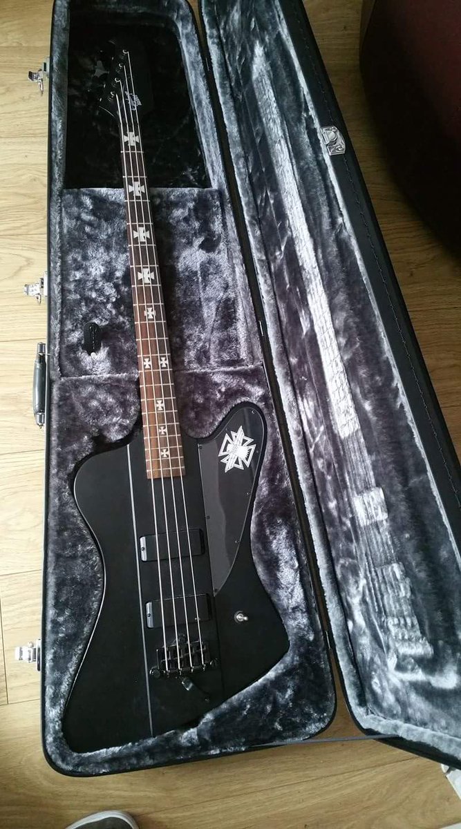 xdannybaileyx's tweet photo. My bass sporting my first set of dovetail strings as an endorsed member. @dovetailstrings @atdawnweattack #atdawnweattack #bassplayer https://t.co/wyngIMHXFa