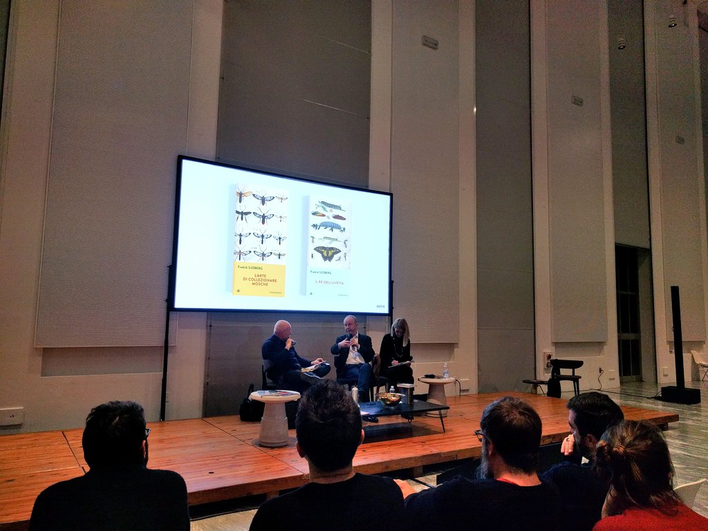 IperboreaLibri's tweet photo. "La vita stessa è un'isola, e se te ne rendi conto è più facile farne quello che vuoi" @LaTriennale #FredrikSjöberg #sit2016 https://t.co/U2anNFF3ek
