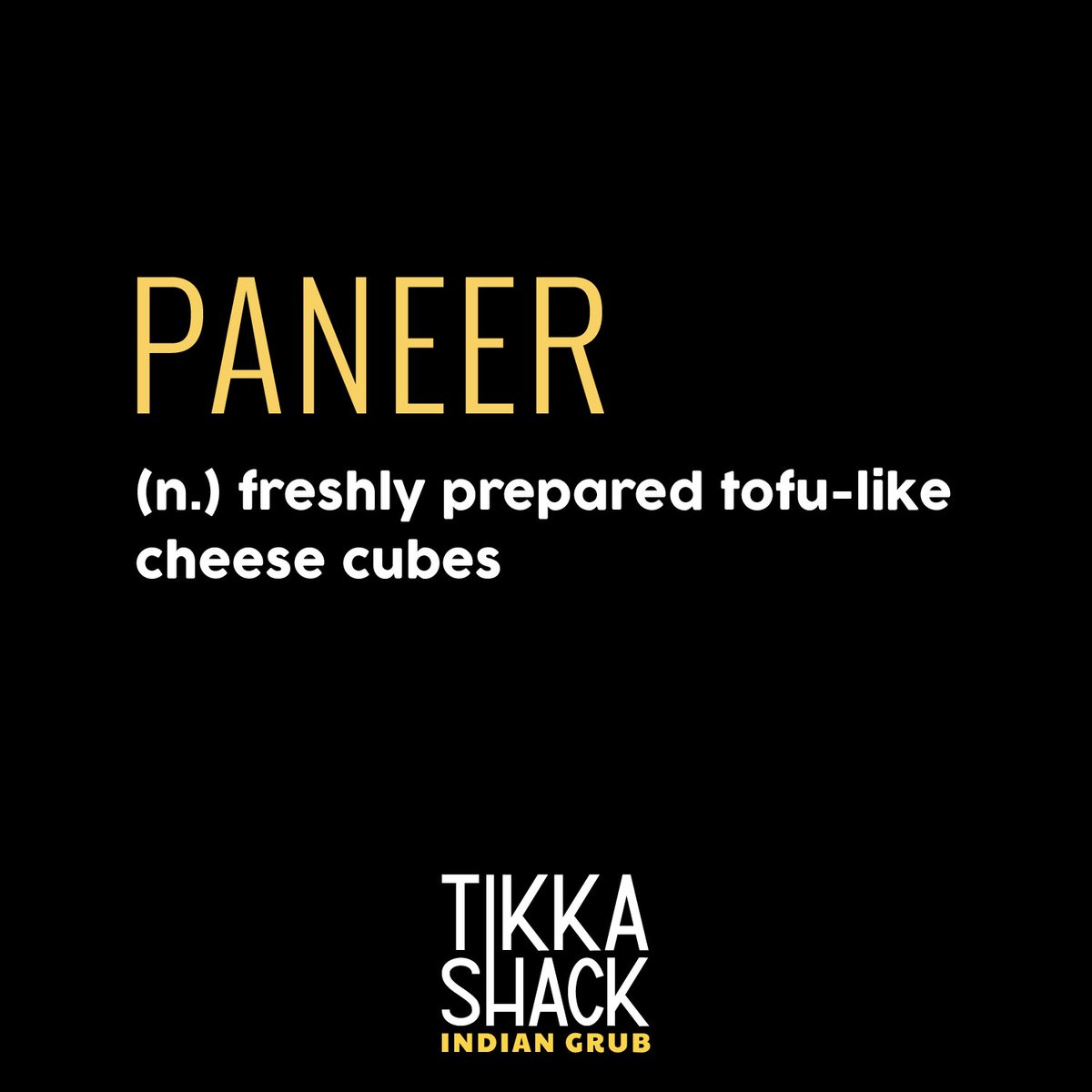 TikkaShack's tweet photo. So, what is Paneer you ask...? #IndianFood https://t.co/MuvWGRdsPc