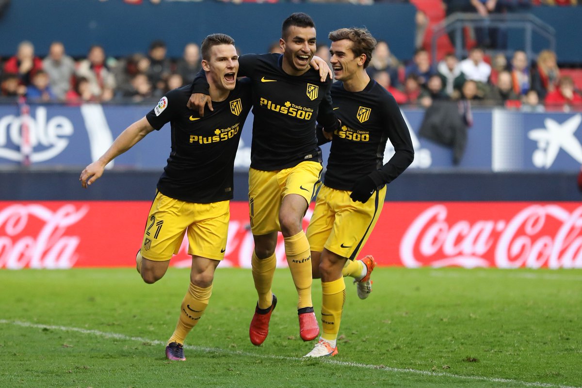 FotografiAS_AS's tweet photo. El Atlético de Madrid ganó 0-3 al Osasuna en el partido de #LaLiga #FotogaleriAS Todos los goles aquí https://t.co/F5pliK30vg https://t.co/e0tsxjmBm8
