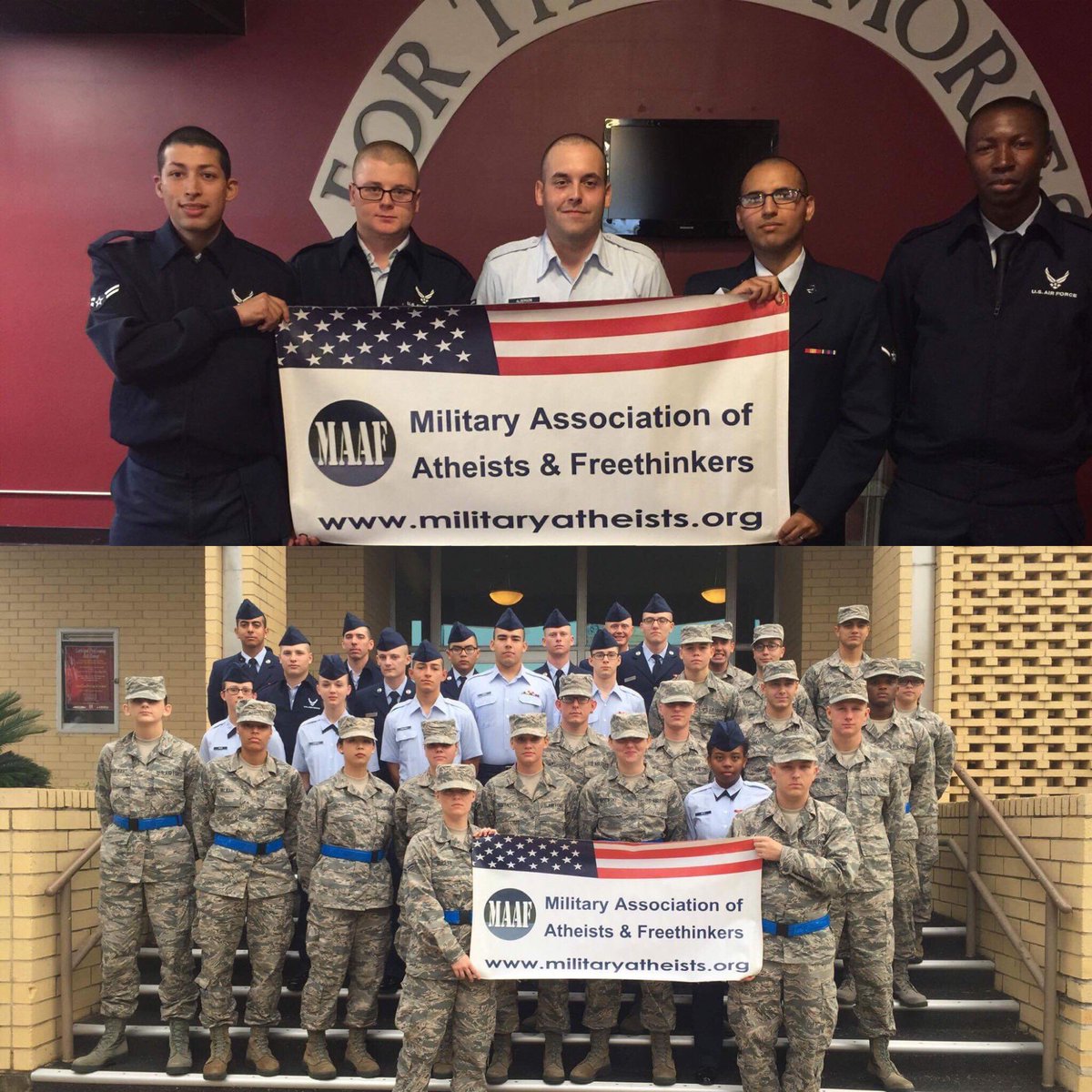 BootCampAtheist's tweet photo. 1,106 #trainees #airmen #discussion #comingoutAtheist #smashedrecord @dissonance_pod @americnhumanist @southtxatheists @AmericanAtheist https://t.co/PEb7PaOtHX