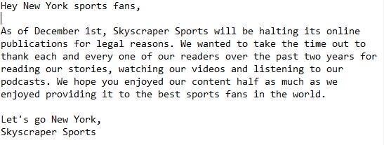 Skyscraper Sports tweet media