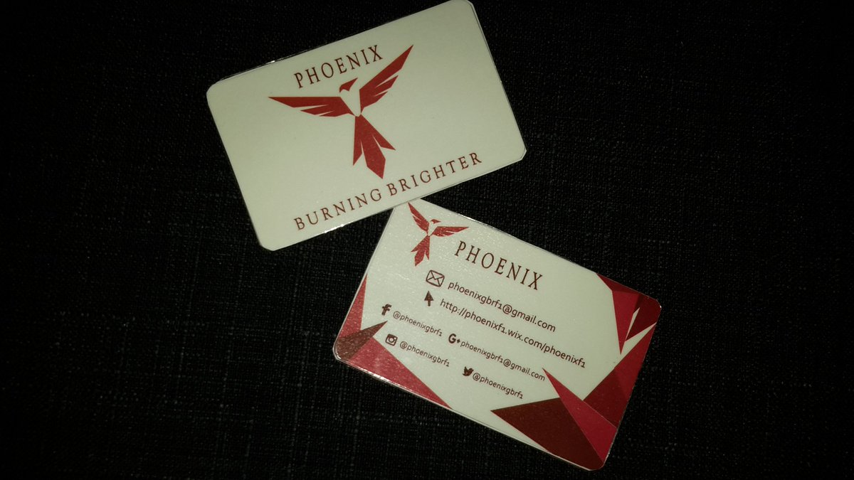 phoenixgbrf1's tweet photo. Business cards so far. Don't forget to follow us! #F1inschools #RacetoRegionals https://t.co/5MU2Rt6YJz