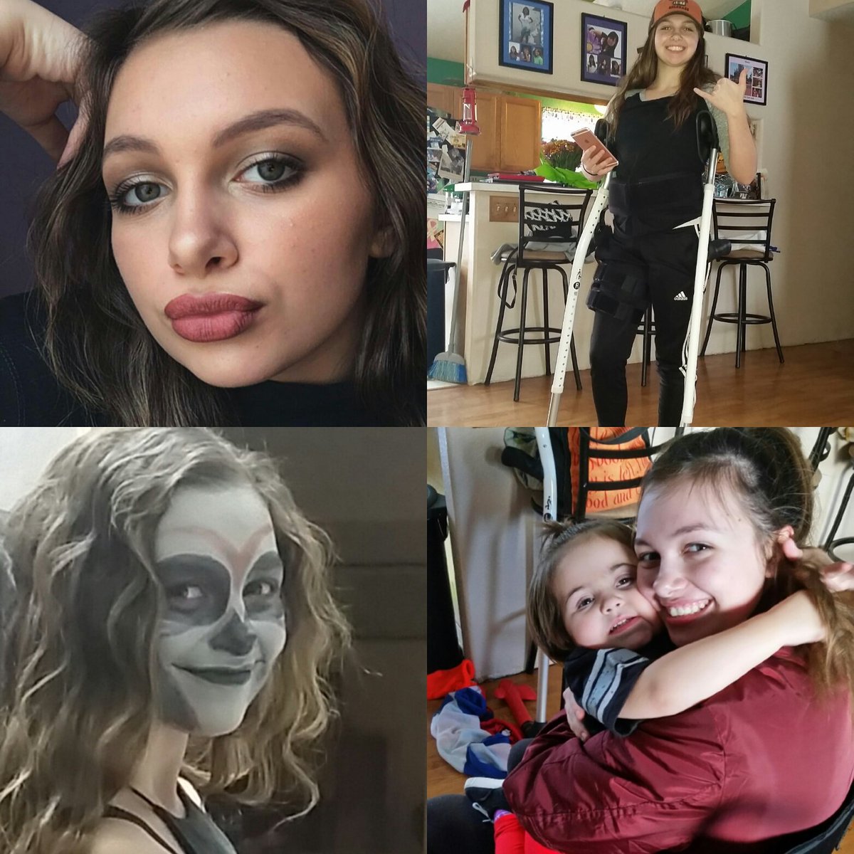 grannymom07's tweet photo. The many faces of @shanna_banana24. I love them all! Standing strong and getting ready for Round 2! #thatsmygirl https://t.co/s8LLU4MFXY