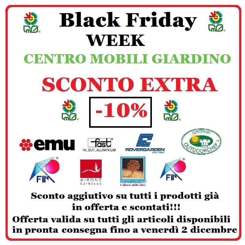#BlackFridayWeek fino al 2-12! Sconto extra 10% su articoli già in promo direttamente nel carrello.
cmg.to sezione ACQUISTA