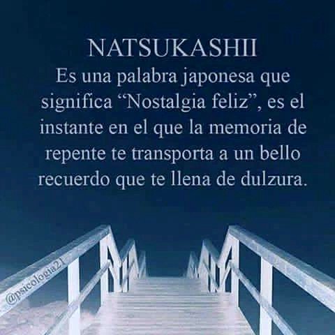 FUNECOR's tweet image. #NATSUKASHII Palabra japonesa que significa #NostalgiaFeliz  
"Os deseamos muchos NATSUKASHII"