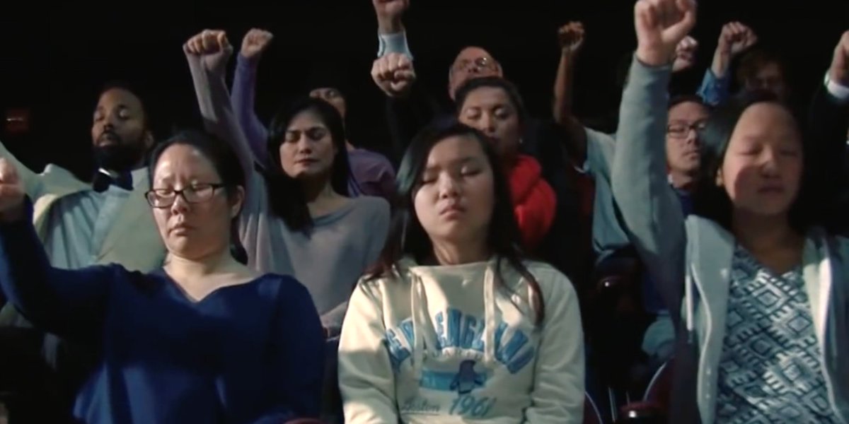 HuffPost's tweet photo. Mannequin challenge shows all the offensive s**t Asians had to put up with this year https://t.co/fT4tvtdaw0 https://t.co/dW63PHAXTf