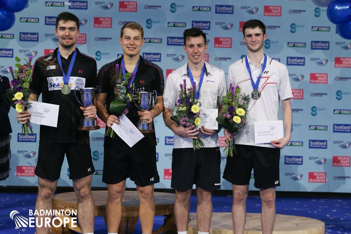 EuropeBEC's tweet photo. Congrats Mathias Christiansen/David Daugaard (DEN) winners, & Peter Mills/Adam Hall ENG/SCO runners up at #SOGP https://t.co/MCNNcA8JPh