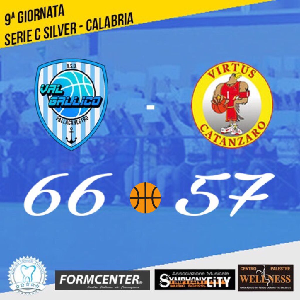 ValGallico's tweet photo. Vittoria e vetta per il Val Gallico contro una grande Virtus Cz. #valgallico #basket #seriecsilver https://t.co/UlEeCeVAmh