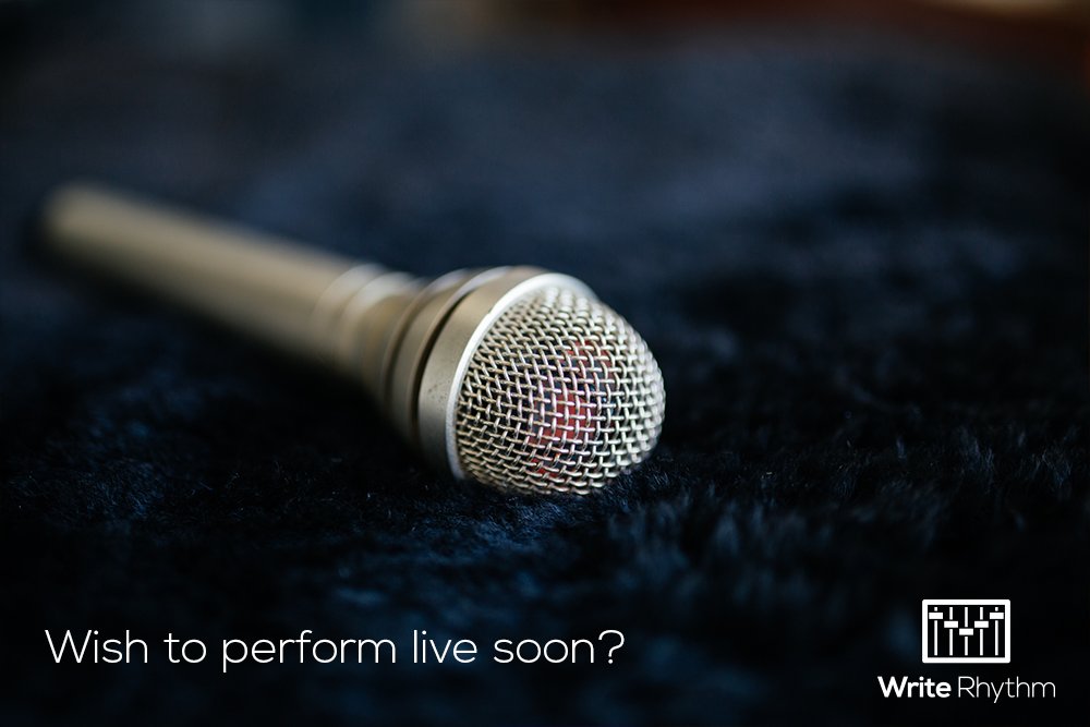 Write_Rhythm's tweet photo. Wish to perform live soon? It may happen quicker than expected. #SendDemos #GetSignedGetSeen https://t.co/cyM36AZeHg