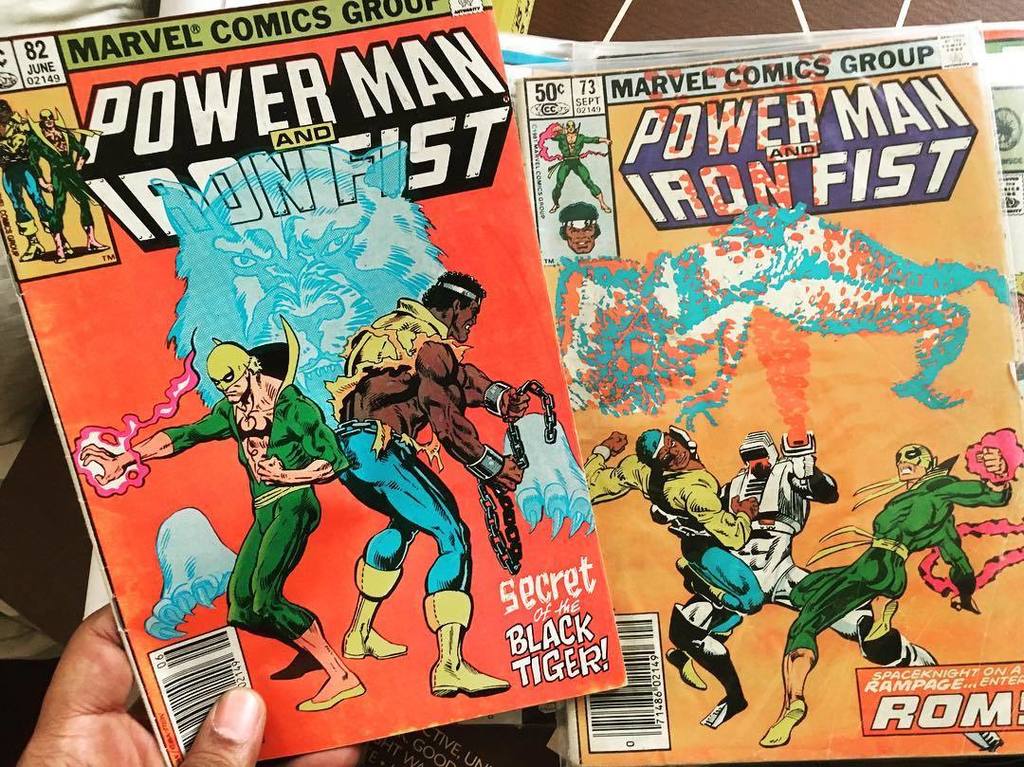 smartinbrough's tweet photo. And to think that I actually know the great artist @denyscowan who drew these gems is so trippy. #lukecage #powerma… https://t.co/xbkdhkkzha