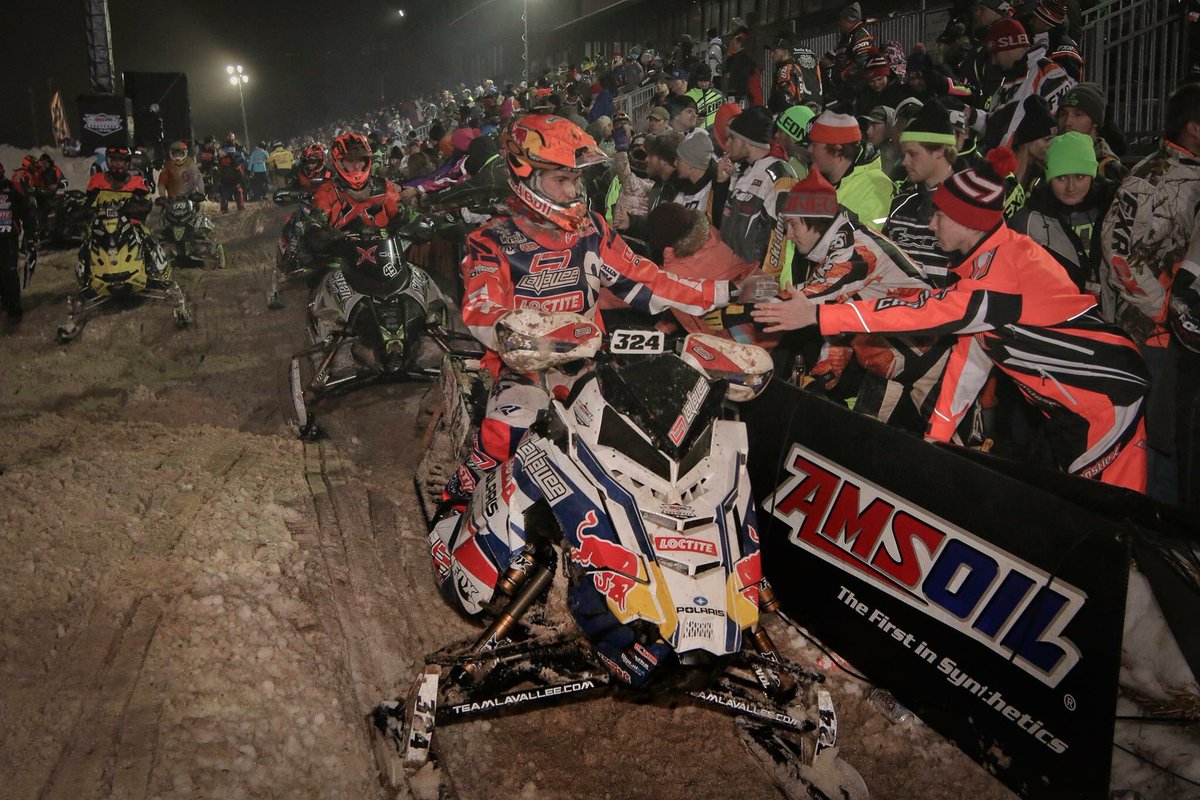 teamlavallee's tweet photo. Update: The races for today have been cancelled. Thank you for those die-hard fans who showed up! The weather is just too risky to race! https://t.co/Hz4PSRSqNi