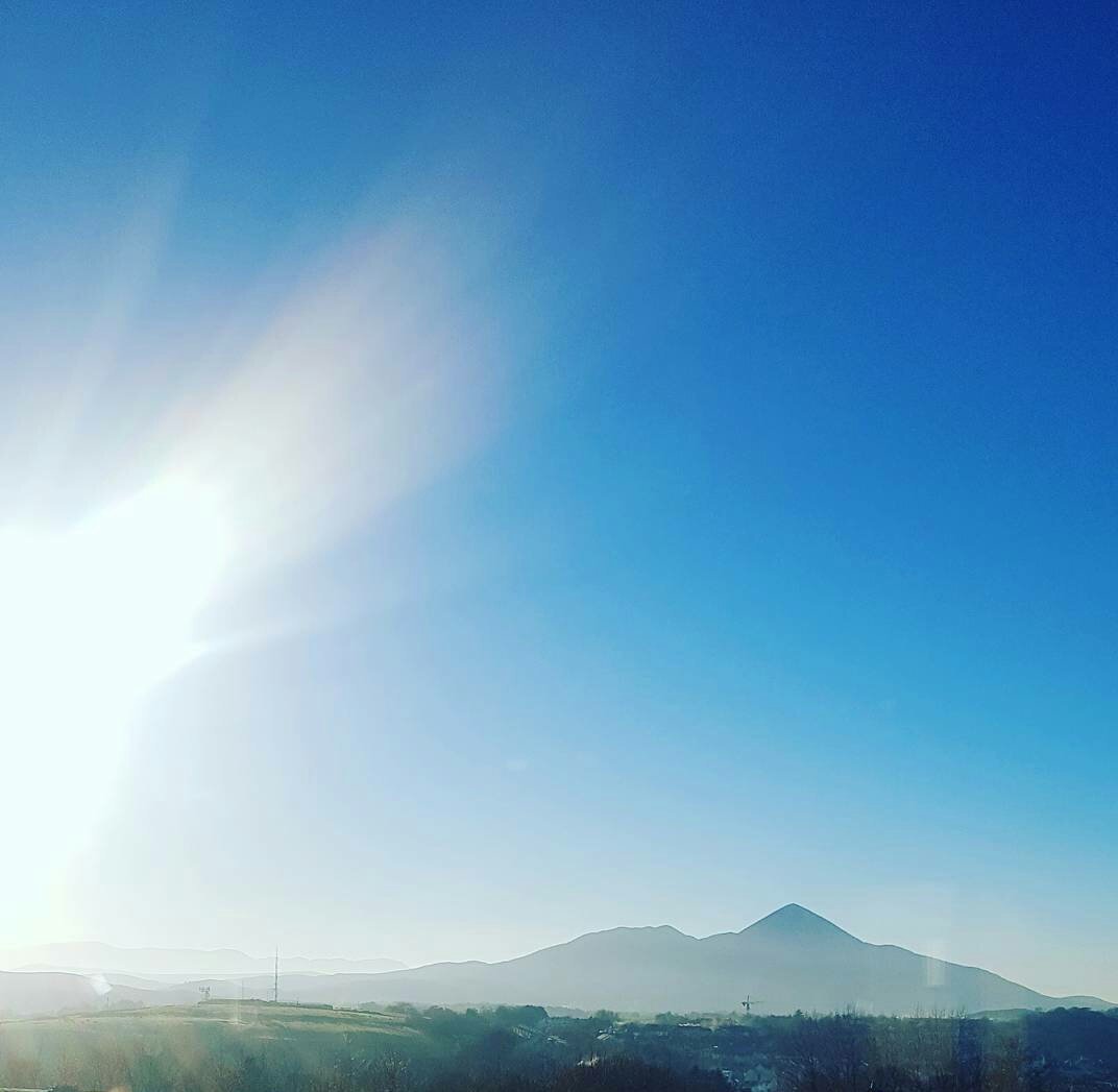 Beautiful day along #wildatlanticway Croagh Patrick rising #mayo #nature #adventurer #travel #ireland