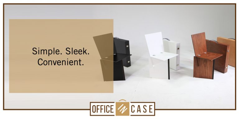 OfficeInCase's tweet image. Taking very little space when not used &amp;amp; becoming as functional as any other regular table and chair. ow.ly/cnIH306odfI #OfficeInCase