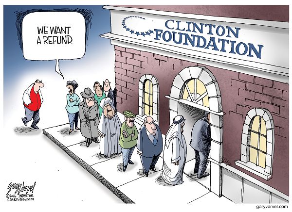 SilERabbit's tweet photo. #SundayMorning #recount16
Predictably, funding of the Clinton Foundation is drying up now that donors can't buy jobs, contracts and access. https://t.co/7csaxAeWfq