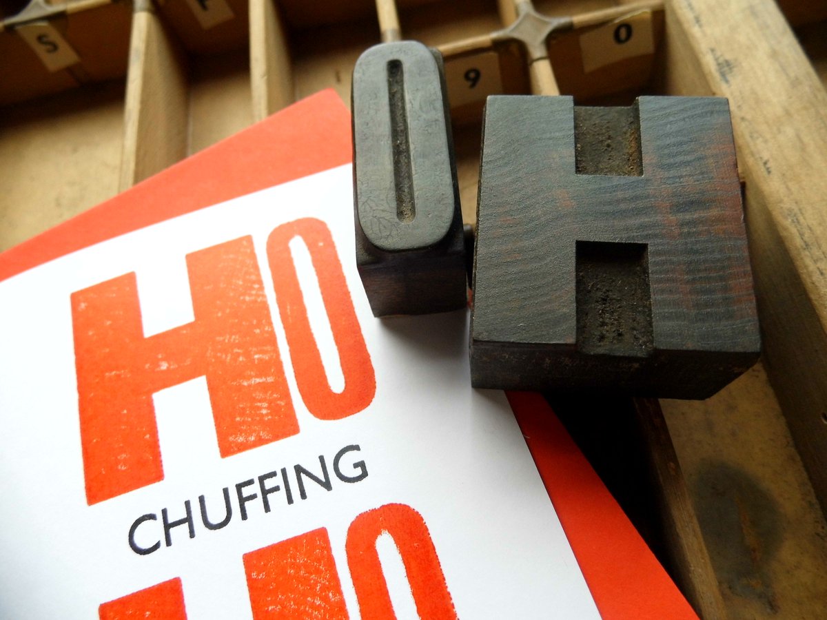 love4letterpres's tweet image. Exclusive #letterpress #chuffing #Christmas cards #hohoho @shazzab11 @Tweet2Yorkshire @YDialect #Handmadehour love4letterpress.etsy.com