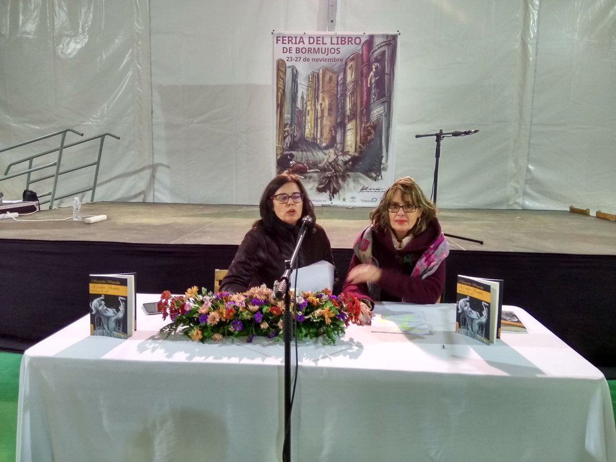 FLBormujos's tweet photo. Presentación del libro «El señor Bambú, historias de café», a cargo de 
Margarita Wanceulen #FLBormujos https://t.co/juaT93PTBM