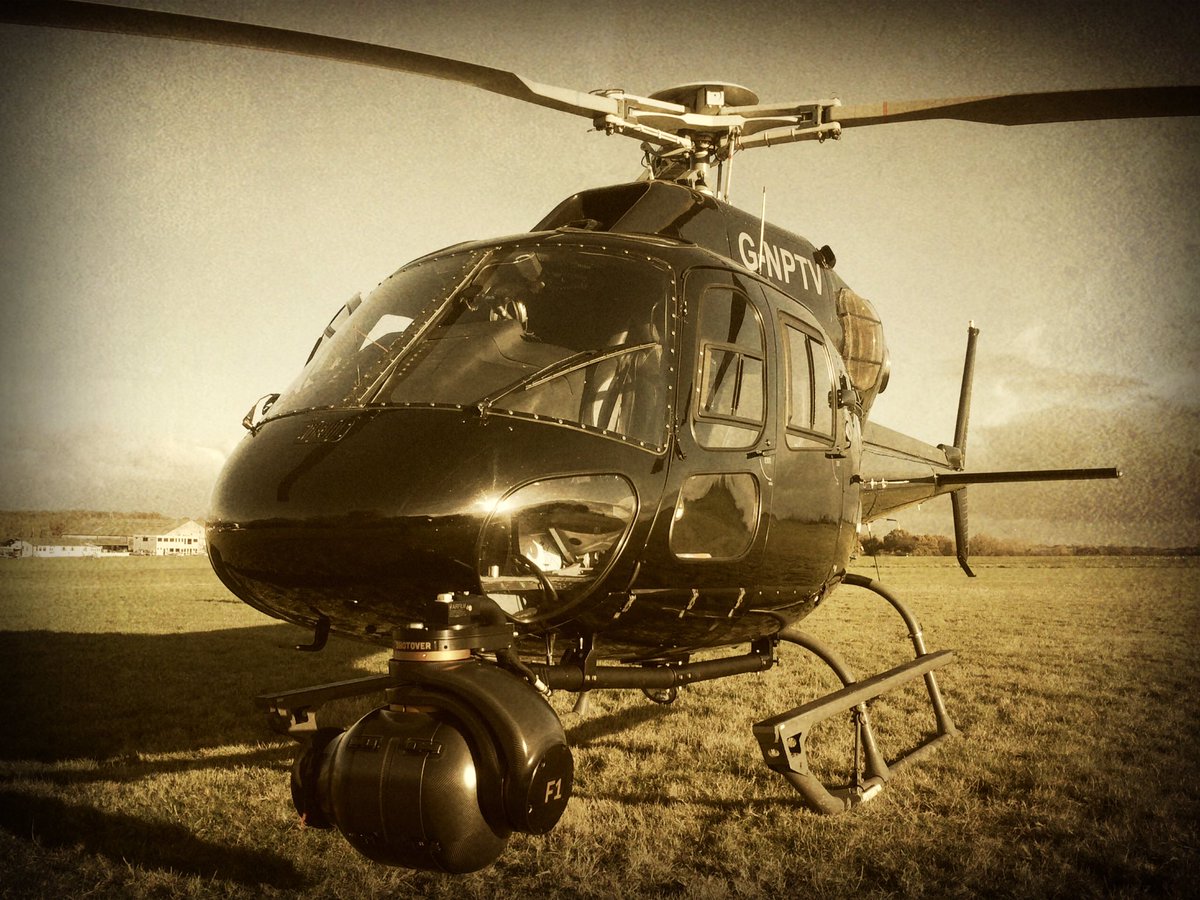cloooty's tweet photo. @MFletch45 I stole your ride! Perfect set up #AS355NP #shotoverf1 #aerialfilming @ArenaUHD https://t.co/h6Th07tK7r