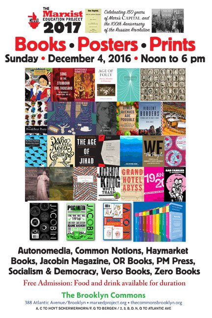 Join us December 4th <a href="/BrooklynCommons/">The Brooklyn Commons</a> for the 2nd annual Left Holiday Book Fair