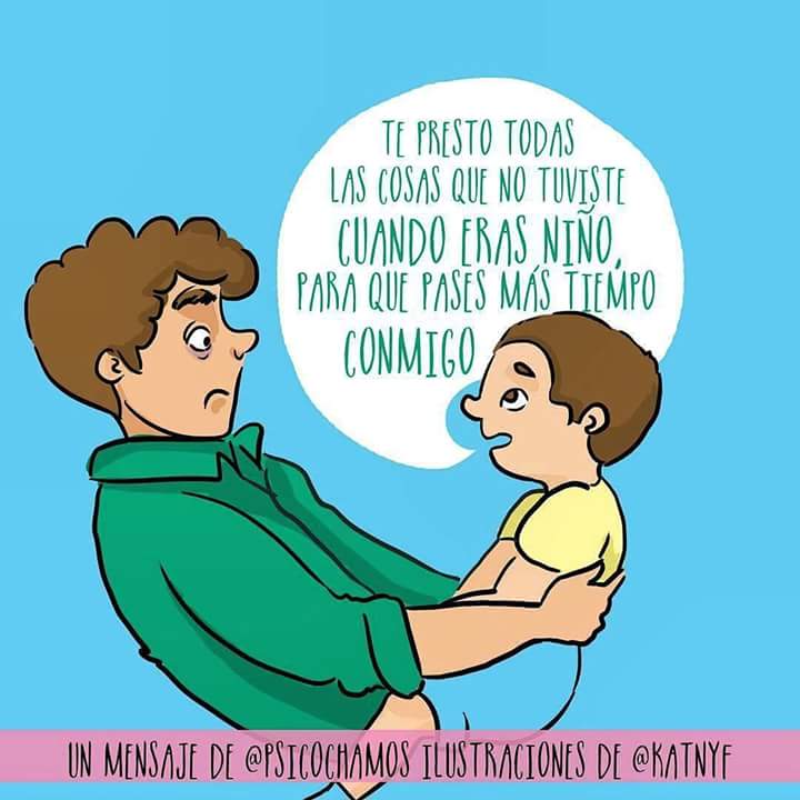 TuConsultorio_'s tweet photo. Los objetos materiales, por muy "fantásticos" que sean no  suplirán el vínculo que debes tener con tu hijo. https://t.co/pVnGbxKnEz