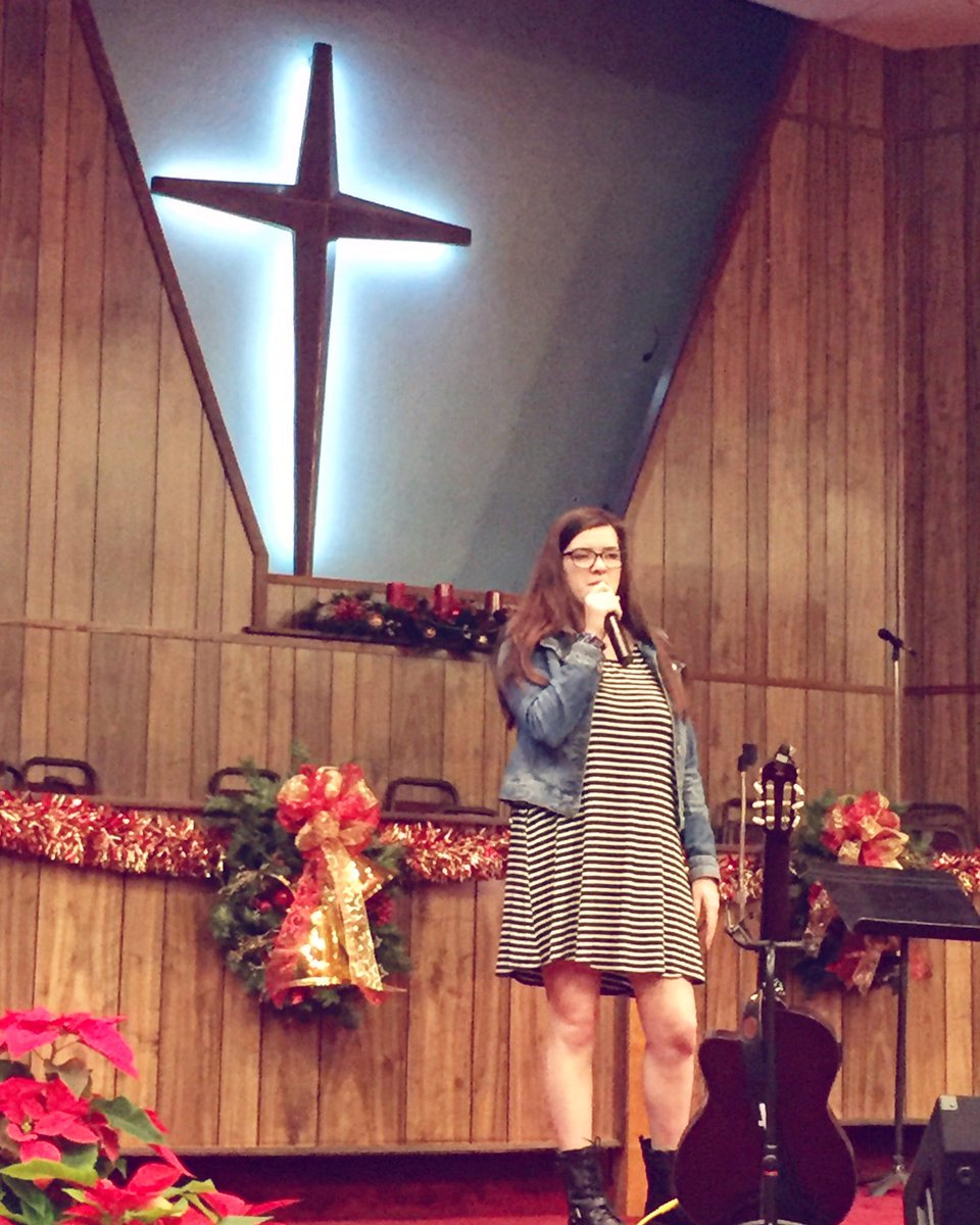 Today I had the opportunity to speak and sing at my Popop's church! I got to share my plans for YWAM and pass out fundraising letters.