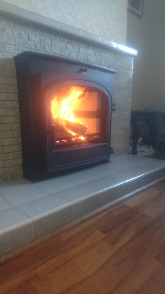 FireflyInstalls's tweet photo. @HunterStovesGrp Telford 5 Inset fitted in Elland. Existing fireplace retained and connected up to flue liner. #highone https://t.co/AzRKI7SsB3