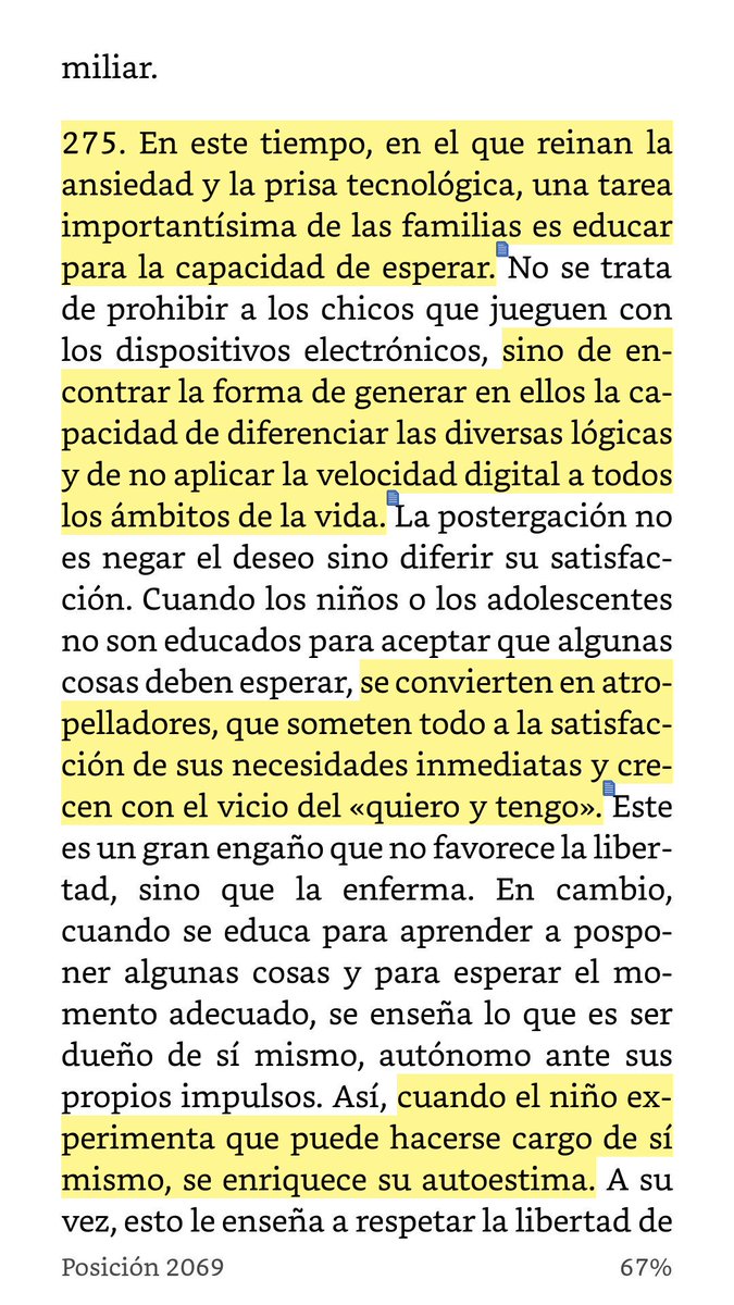 JuanPabloDelmo's tweet photo. Educar en la capacidad de esperar
#educacion
#sinprisas
#obesidaddigital
#habitossaludables
#salud
#esperar
#desconectar
#levantarlamirada https://t.co/7eCciWU9Ck