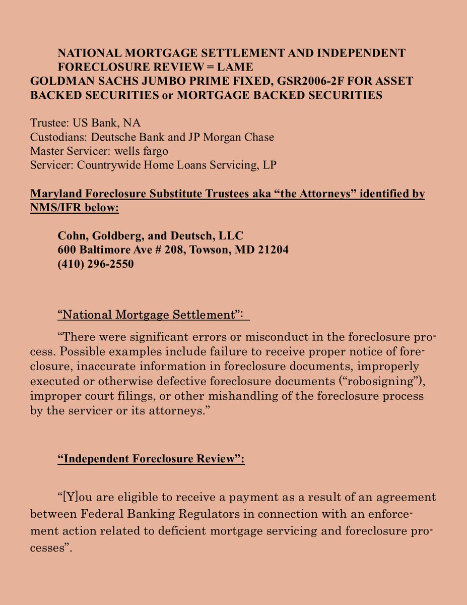 truthsearch1957's tweet photo. #Substitute #Trustees #Steal & #Pilfer #Marylanders
#Fraud #Docs
#Credit #Bid #Scheme
#Fake #Deficencies
#Stolen #Copies of #notes
#Theft https://t.co/KFHNeNS8vM
