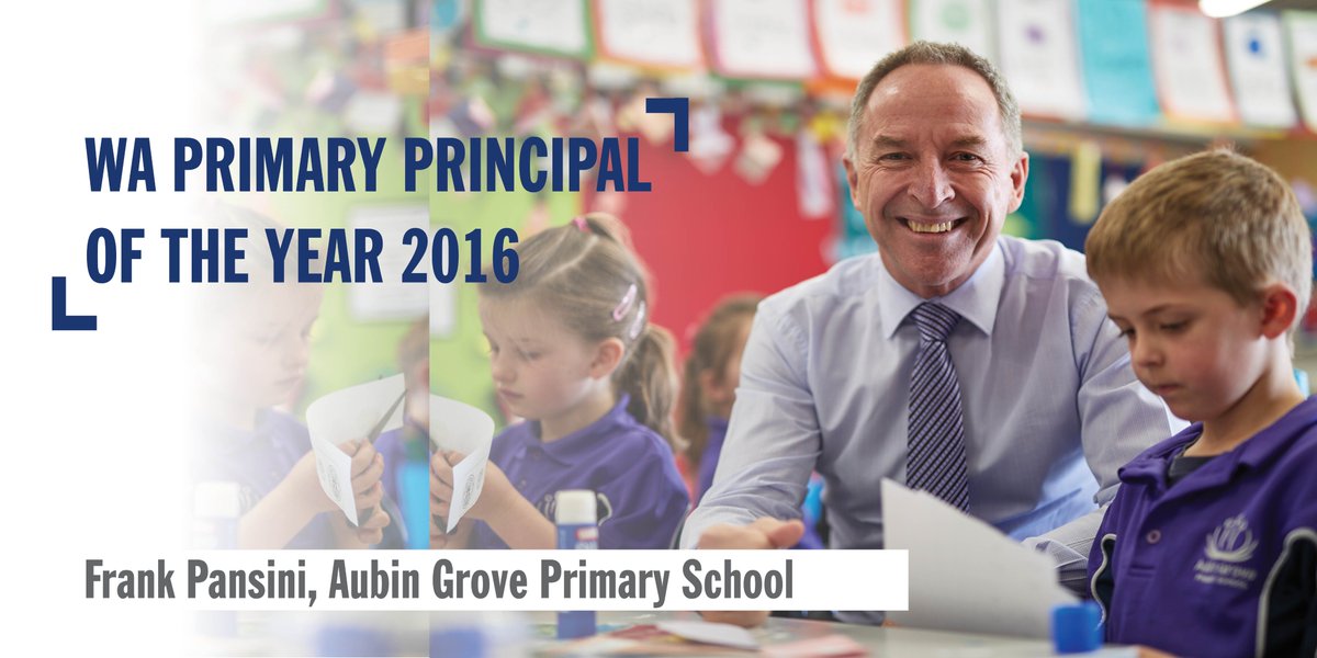 WA_Edu_News's tweet photo. Listen carefully and you'll hear the cheering all the way from Aubin Grove! Frank Pansini is top primary principal! #WAEA16! https://t.co/7KVXZyVaa6