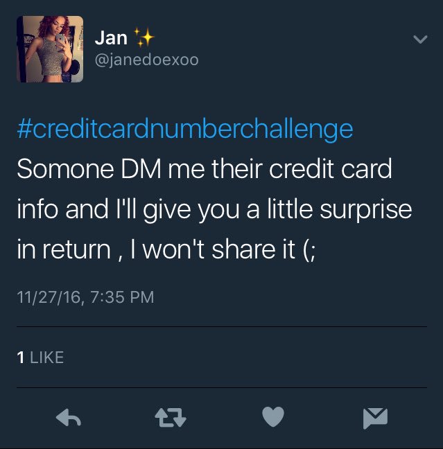 GP6ix's tweet image. #CreditCardNumberChallenge