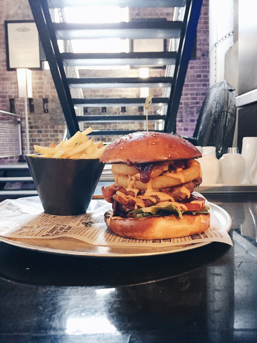 PumphouseSydney's tweet photo. Just up on the new menu - our juicy Angus #burger served with golden fries https://t.co/DNBiTT40Al