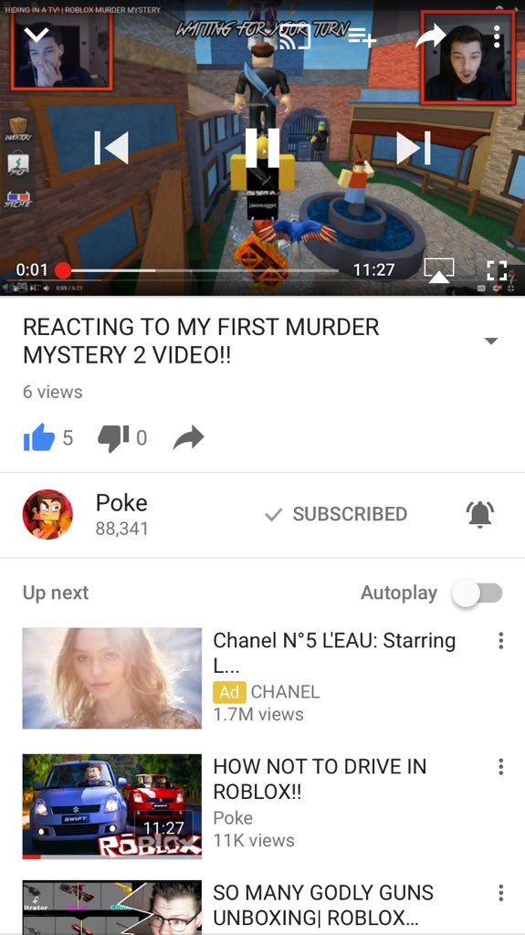 Poke On Twitter New Video Reacting To My First Murder Mystery 2
