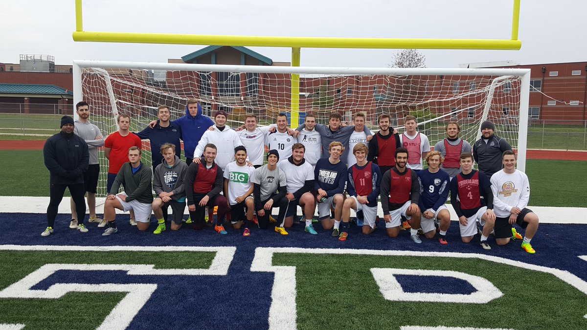 THSSoccerBoys's tweet photo. Start of a great tradition! Thanks to all Alumni who came. We have an awesome THS Soccer Family, and it was great meeting some older alumni! https://t.co/qfBZkXPxi7