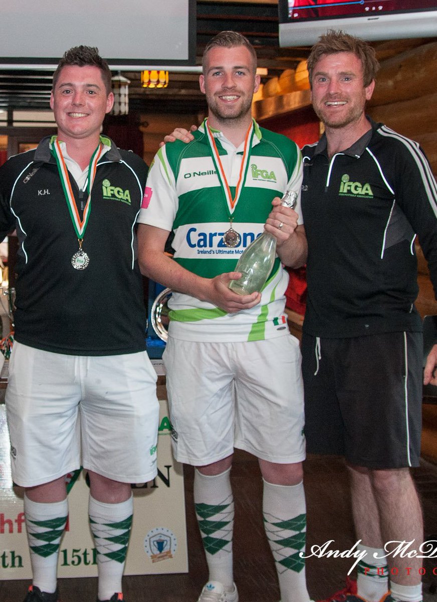 *BREAKING* Footgolf Ireland finally has its 1st European WINNER! Kevin Heelan (left) 1st place at the Footgolf Open de Portugal. Fantastic