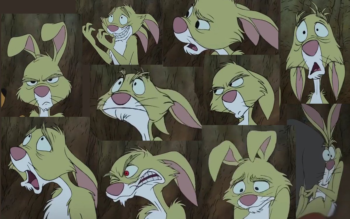 Pooh Rabbit Scared Winnie The Pooh Angry Rabbit
