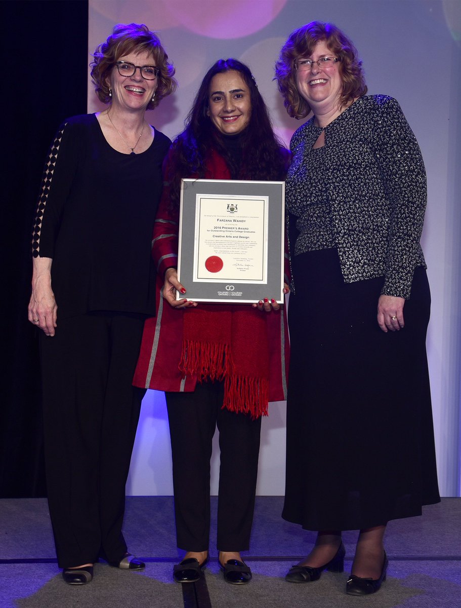 LoyalistCollege's tweet photo. READ: ‘Loyalist Grad Receives Premier’s Award.’ Story by @quintenews: https://t.co/fxCCibJotj #2016PA #2016HES #LoyalistConnections https://t.co/3xNp0WwRrN